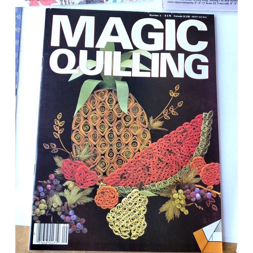 Magic Quilling Issue 9 Illustrated Quilling 1983 Craft Magazine Booklet Lot 9